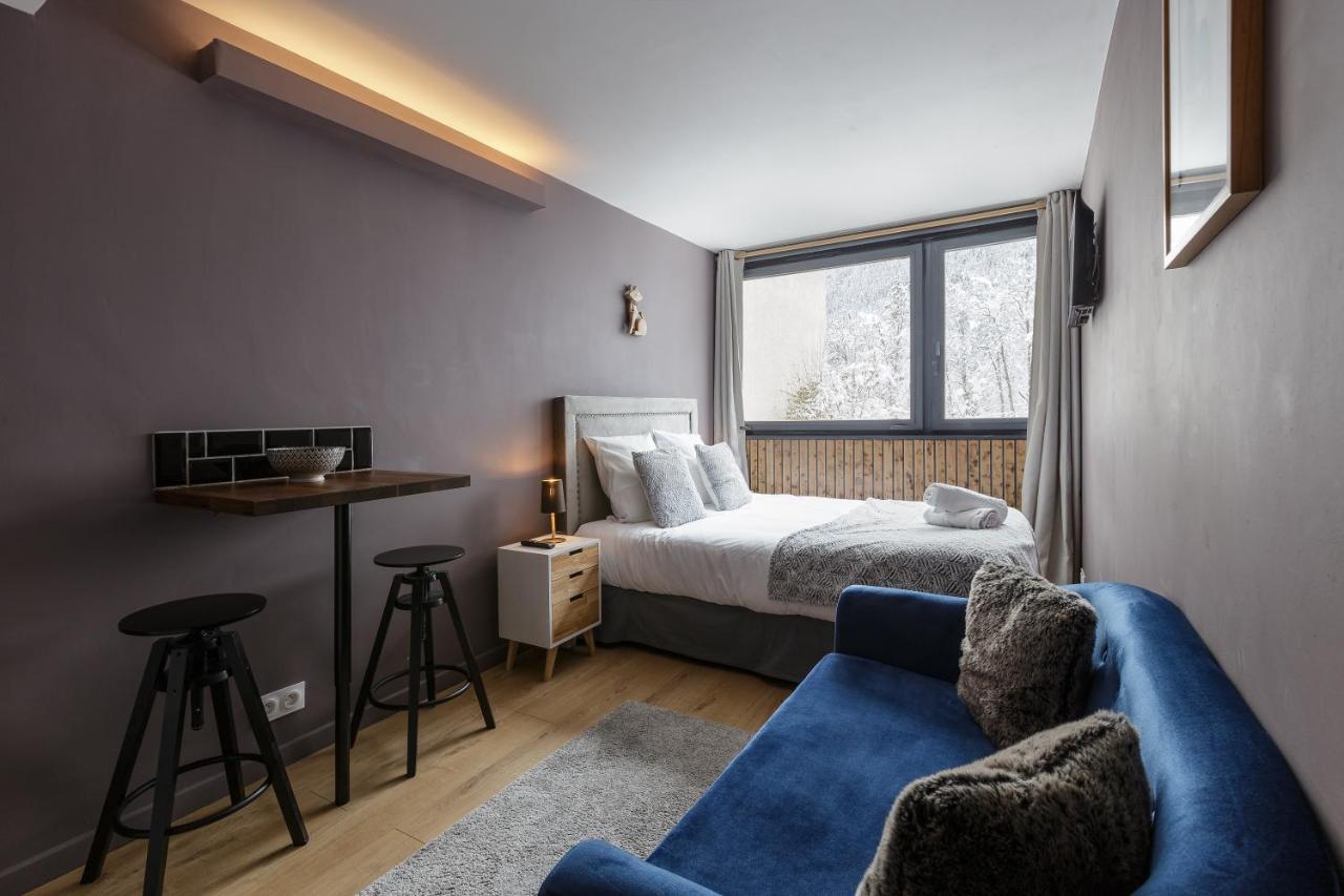Beautiful Mountain View Studio By The Lake Chamonix Mont Blanc Exterior foto